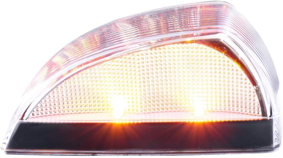 United Pacific 36378 8 Amber LED Cab Light for Freightliner M2 Clear Lens DOT