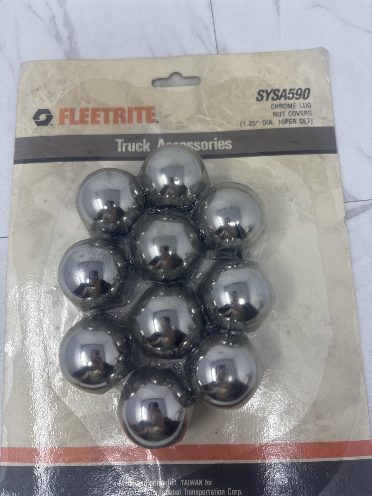 fleetrite sysa590 Chrome Lug But Covers 1.25”