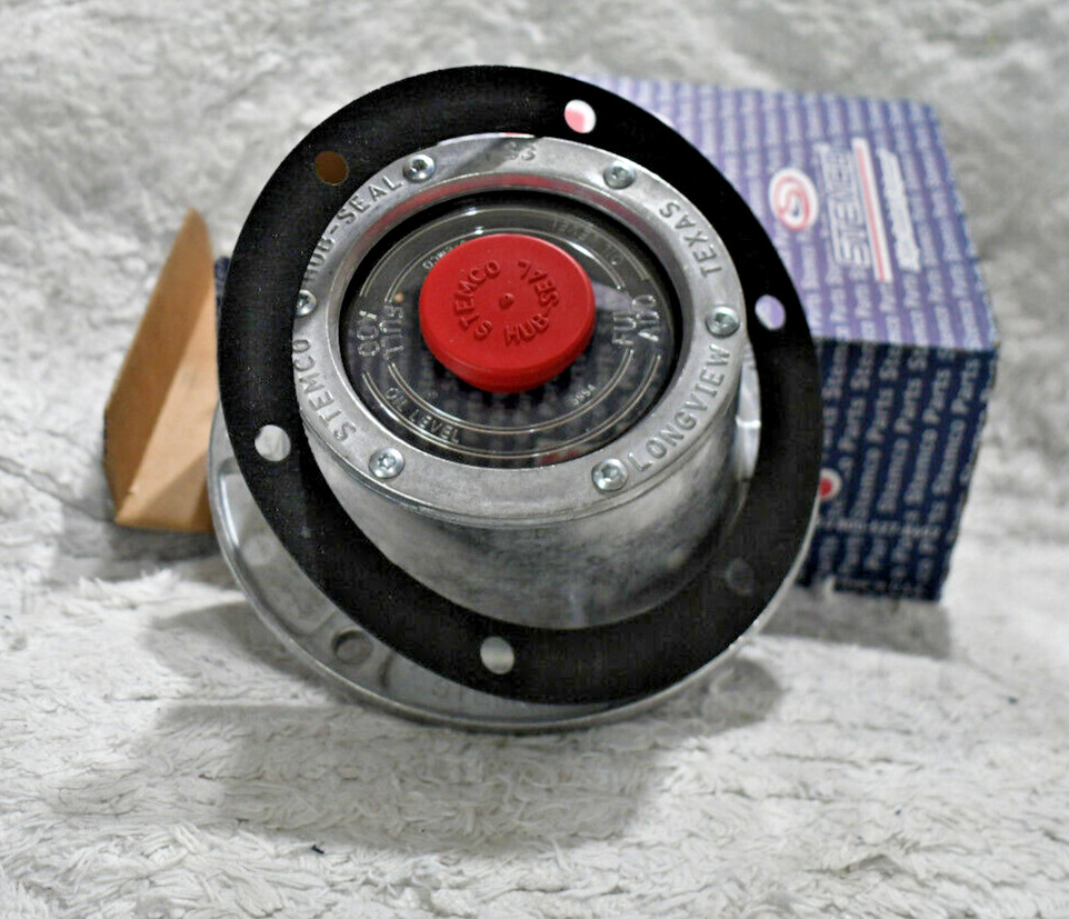 Stemco 340-4009 Hub Cap w/sight glass, w/Gasket
