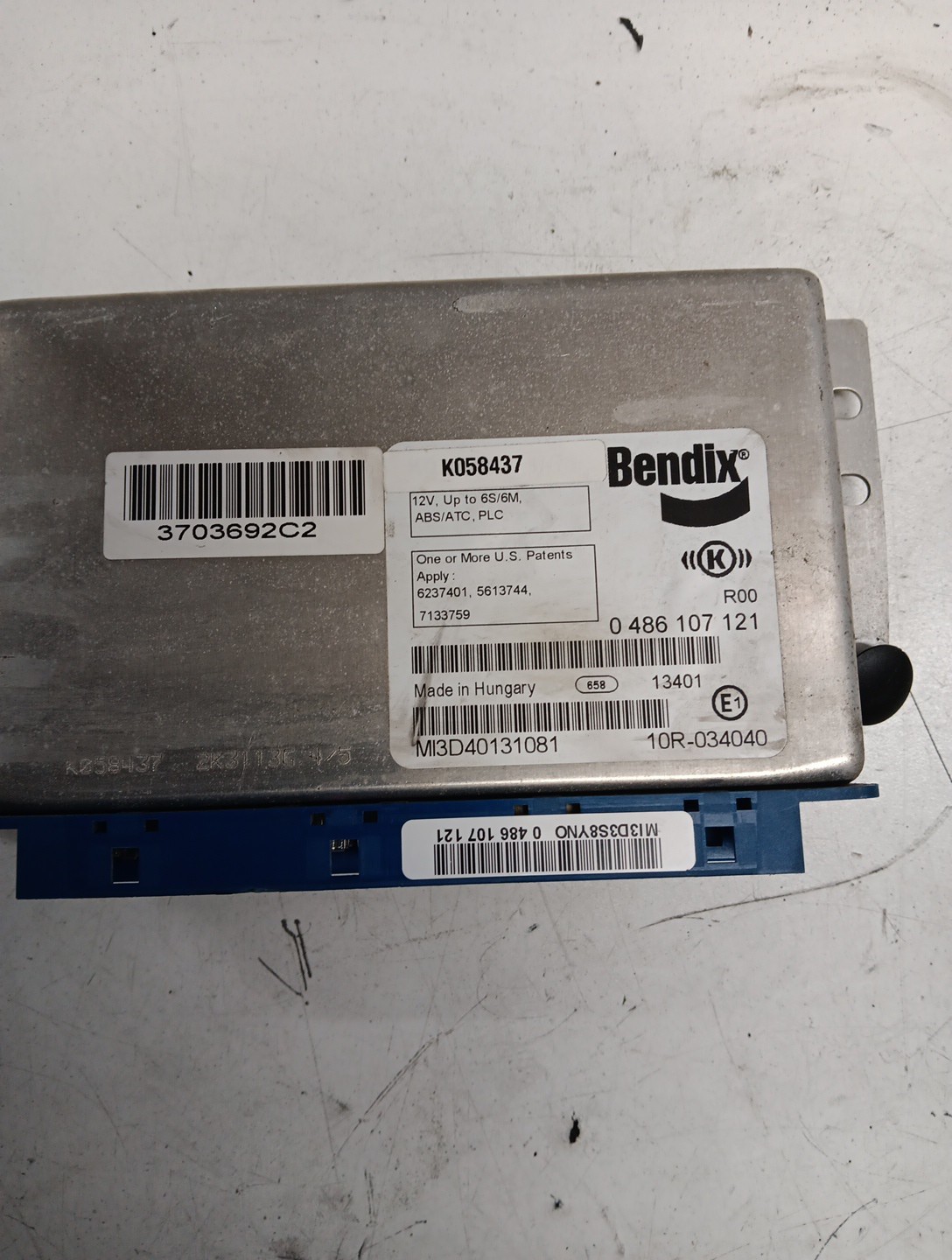 International 4400 Bendix ABS Control Module KO58437 3703692C1 Item #3120