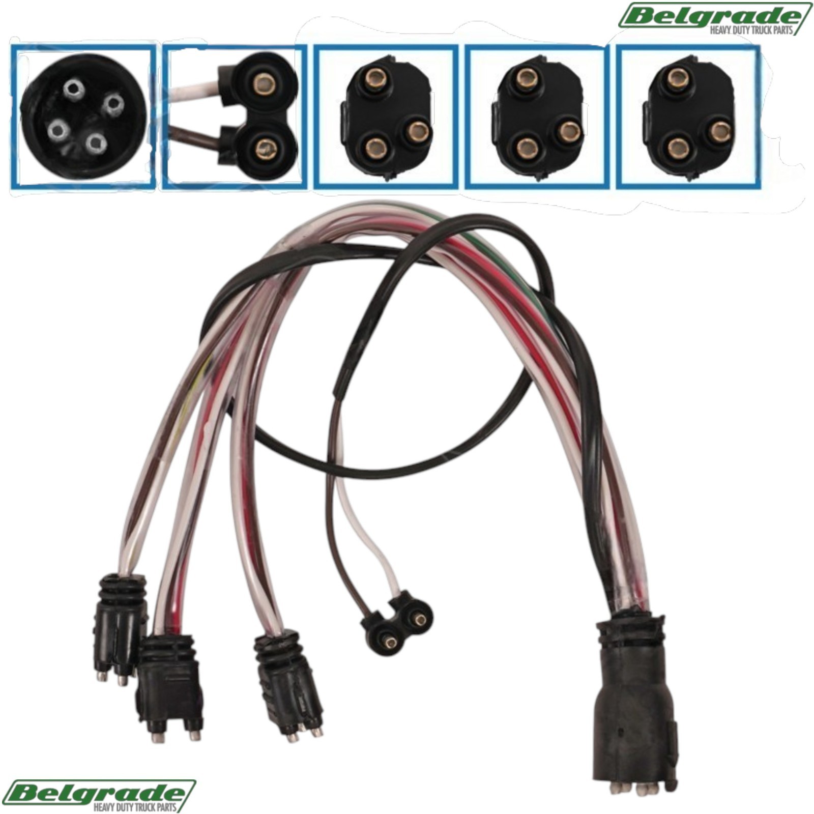 Phillips 36-9503 Trailer Harness STA-DRY Pigtail Rear T Plug