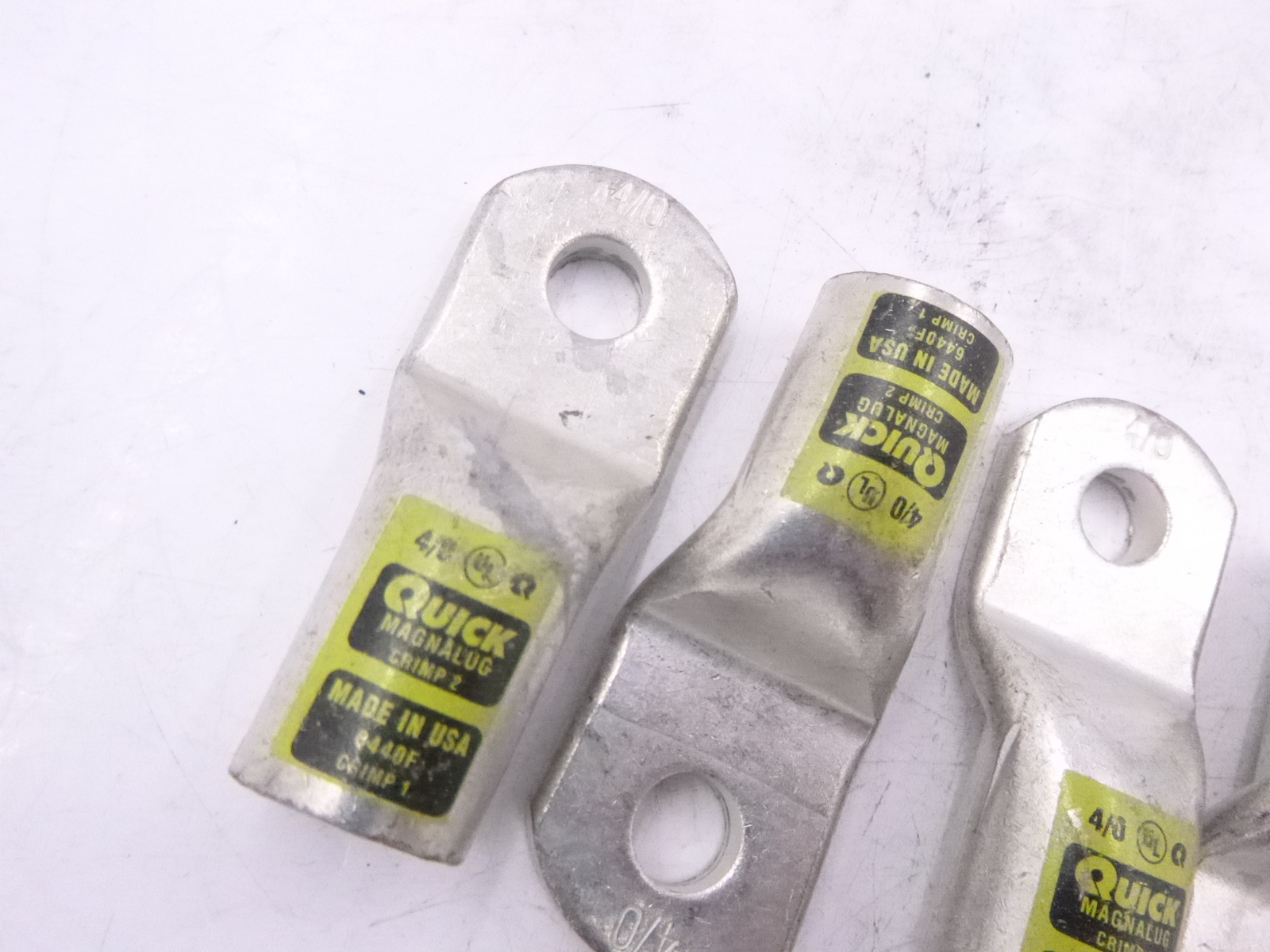 5 Pack Imperial Quick Cable 4/0AWG Magna Lug Lug Style 3/8″ Stud Size