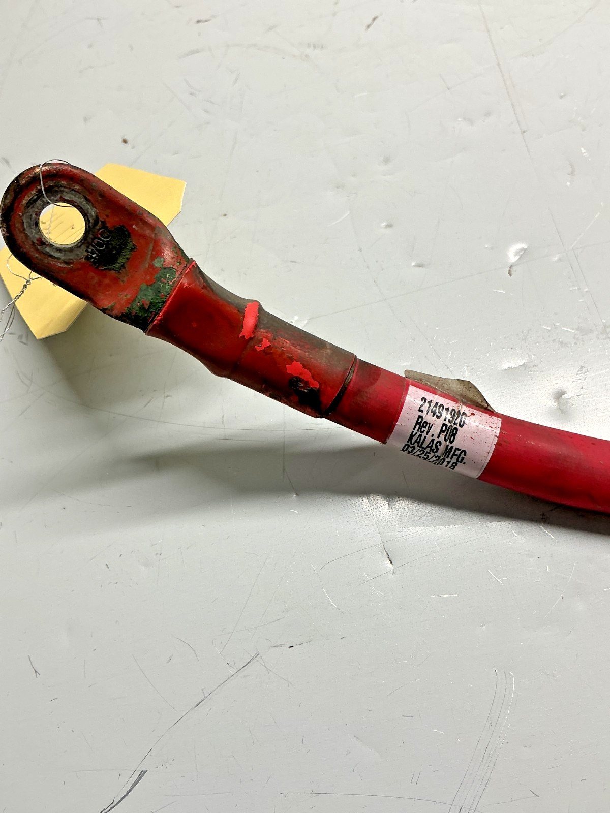 Volvo Truck Battery Power Cable OEM 21491920 Kalas Mfg Heavy Duty Red