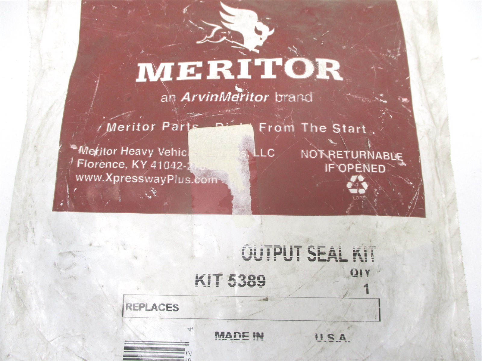 KIT5389 MERITOR TRANSMISION OUTPUT SHAFT SEAL KIT VOLVO 3917771 KIT-5389