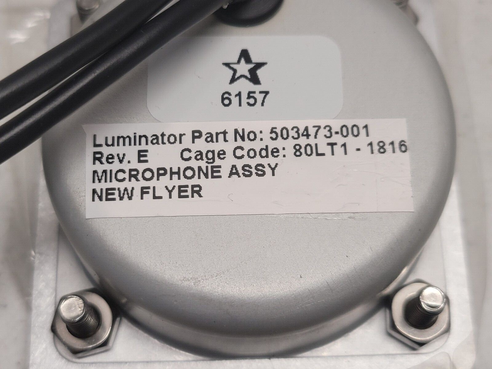 New Flyer Microphone Assembly Luminator 503473-001