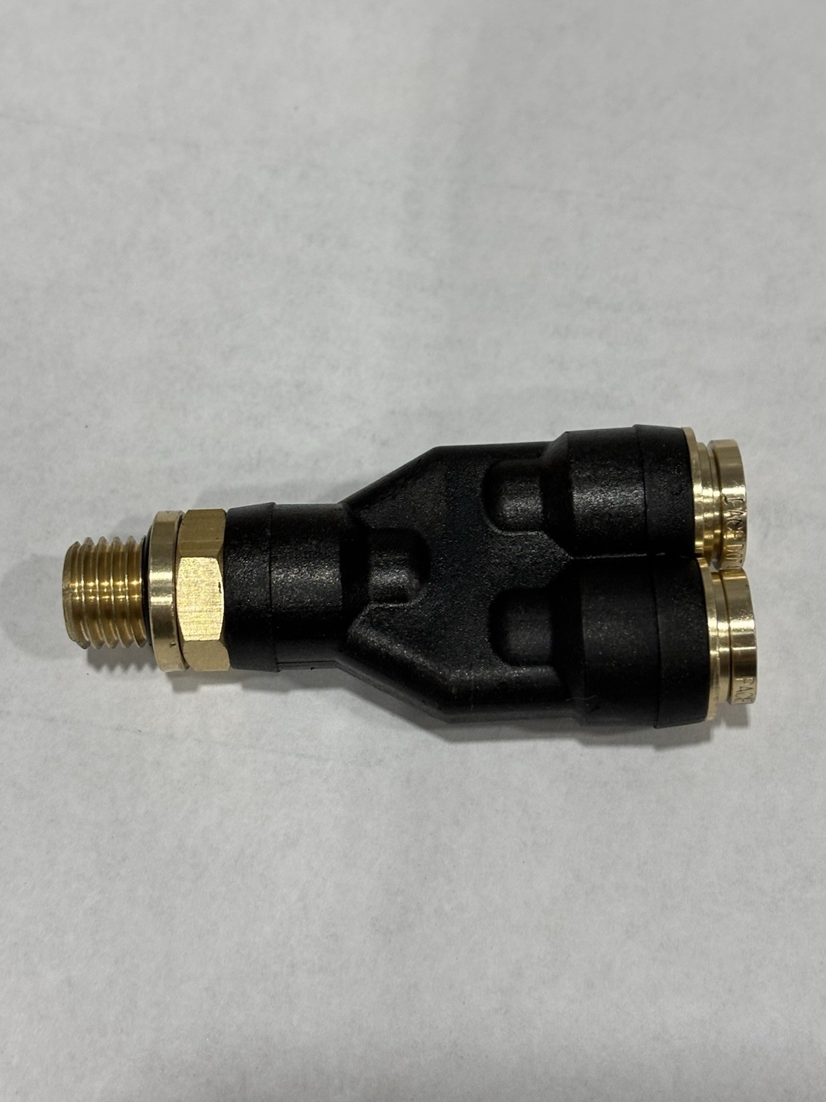 23-14561-001 Freightliner Y Connector 3/8 PTC x M12 O Ring DOT Certified 1 Pack