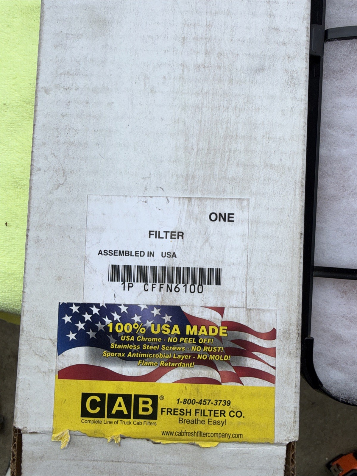 FRESH FILTER FOR NAVISTAR PDC FILTER ASSY CAB FRESH A/C CFFN6100