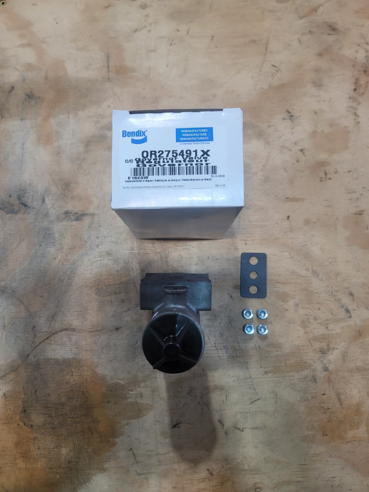 BENDIX D-2 CORELESS GOVERNOR VALVE – PN: OR275491X (REMANUFACTURED)