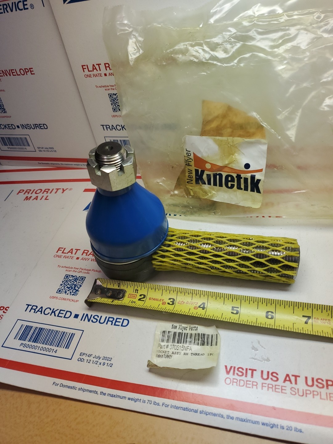 New Flyer (TRW) 070515 Tie Rod End Socket Asm, RH Thread. Ref 070515NFA NEW, G6