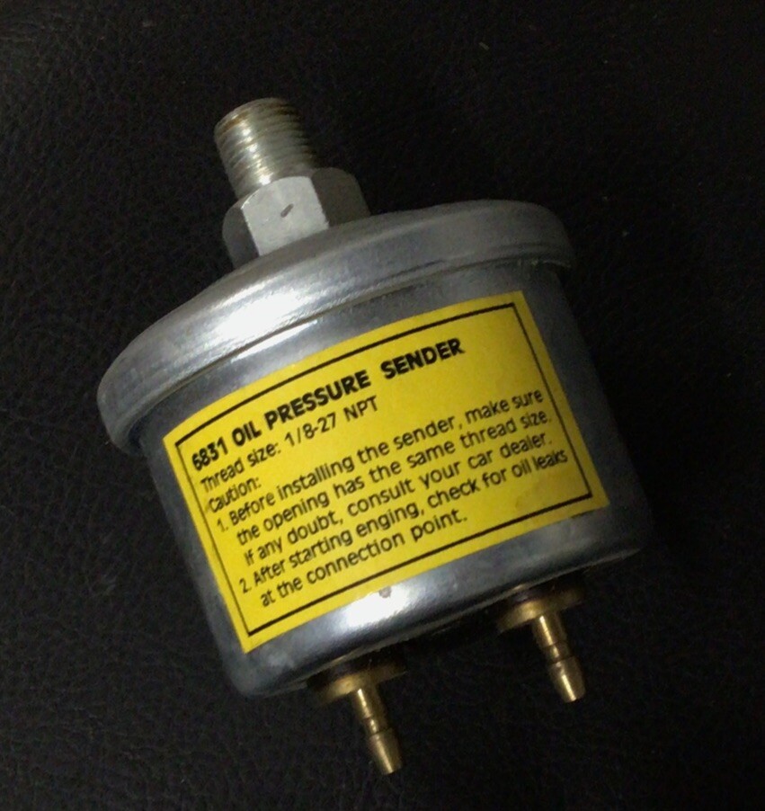 NOS 6831 Oil Pressure Sender Thread Size 1/8-27 NPT