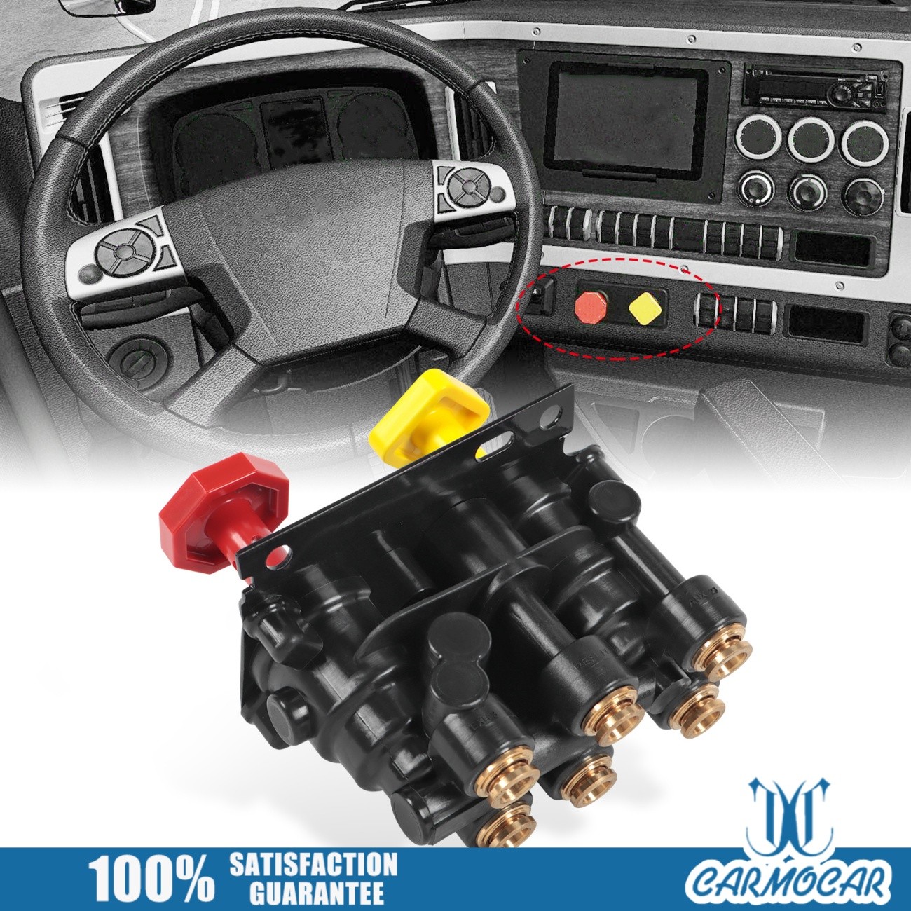 20560009 Dash Air Brake Control Valve For Haldex Volvo Keene Truck MV3 KN20619