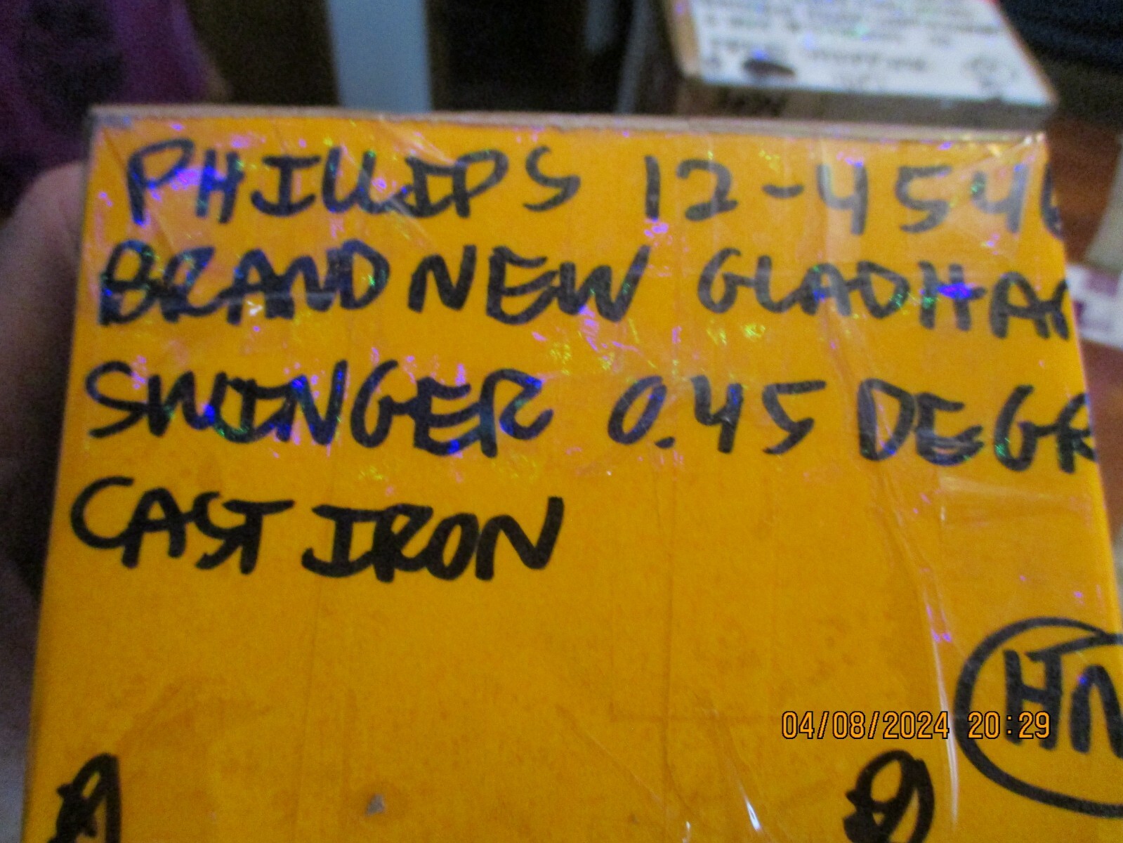 PHILLIPS # 12-4546 GENUINE NEW GLADHAND SWINGER 0.45 DEGREE CAST IRON FREE SHIPP