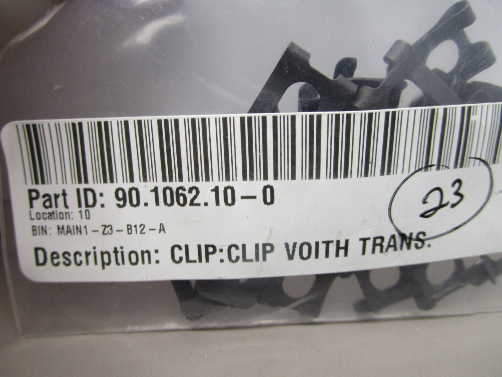 Voith Transmissions 90-1062-10 Clip Pack of 23