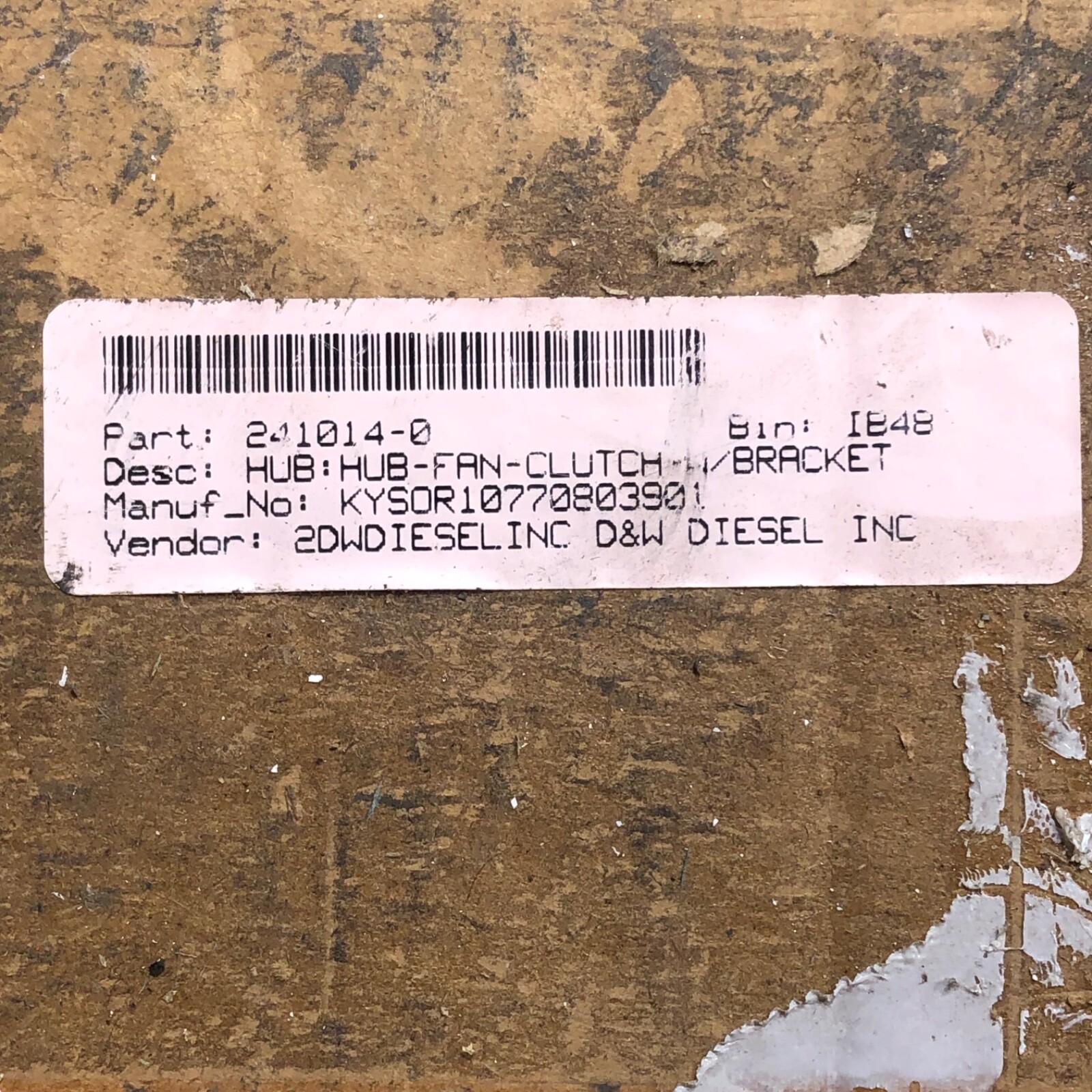 BorgWarner Fan Clutch Hub Assembly w/ Bracket For Select Cummins L10 M11 Engines