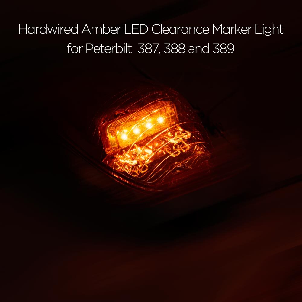 Pro LED 6049A Amber LED Clearance Marker Light – Replaces Peterbilt P54-6049-003