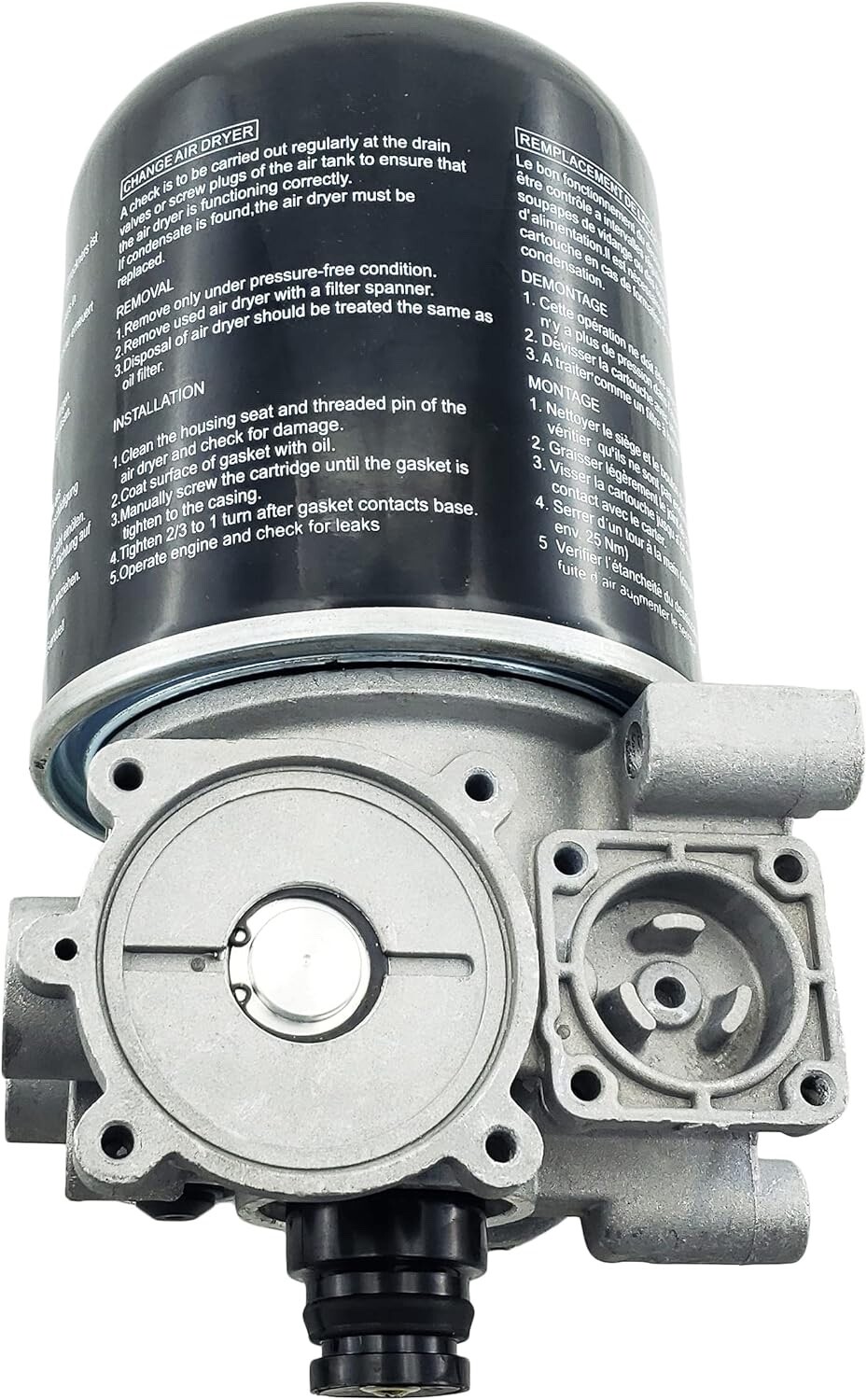 TPD R955079 Air Dryer with Cartridge Replaces Meritor R955300, Haldex 955079CX)