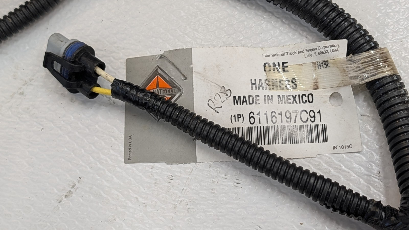 6116197C91 International Wiring Harness Headlight RH Prostar 3626891C91