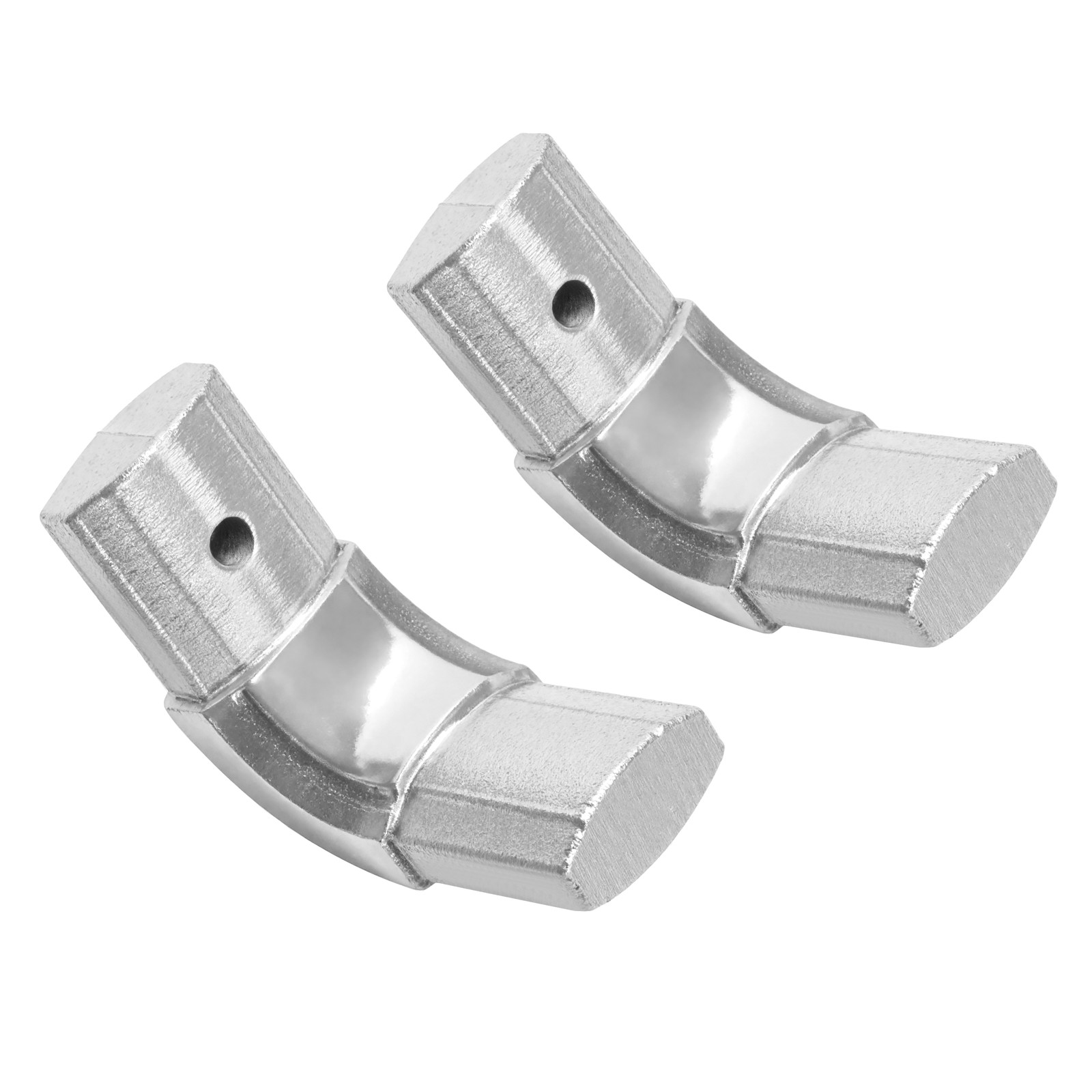 90 Degree Aluminium Dump Truck Tarp Arm Corner with Pre-Drilled Holes 2 Pack