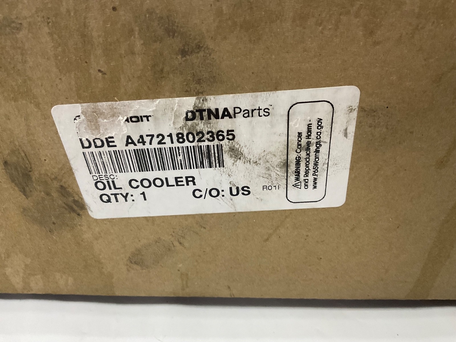 Genuine Detroit Diesel Oil Cooler A4721802365 DD13 DTNA