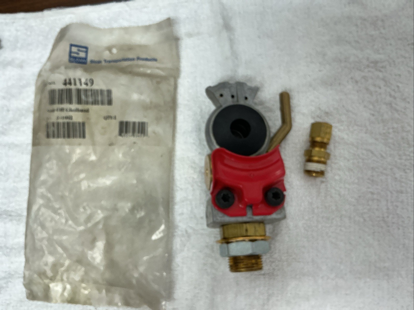 Tramec Sloan 441149 Bulkhead Lever Style Shut Off Gladhand, Aluminum, Emergency,