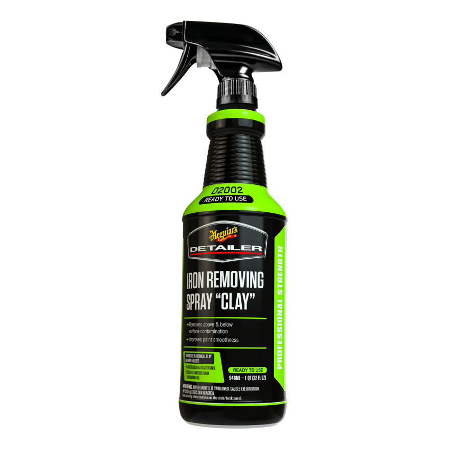 Meguiar’s DRTU200232 Iron Removing Spray Clay for Car & Auto Detailing 32oz