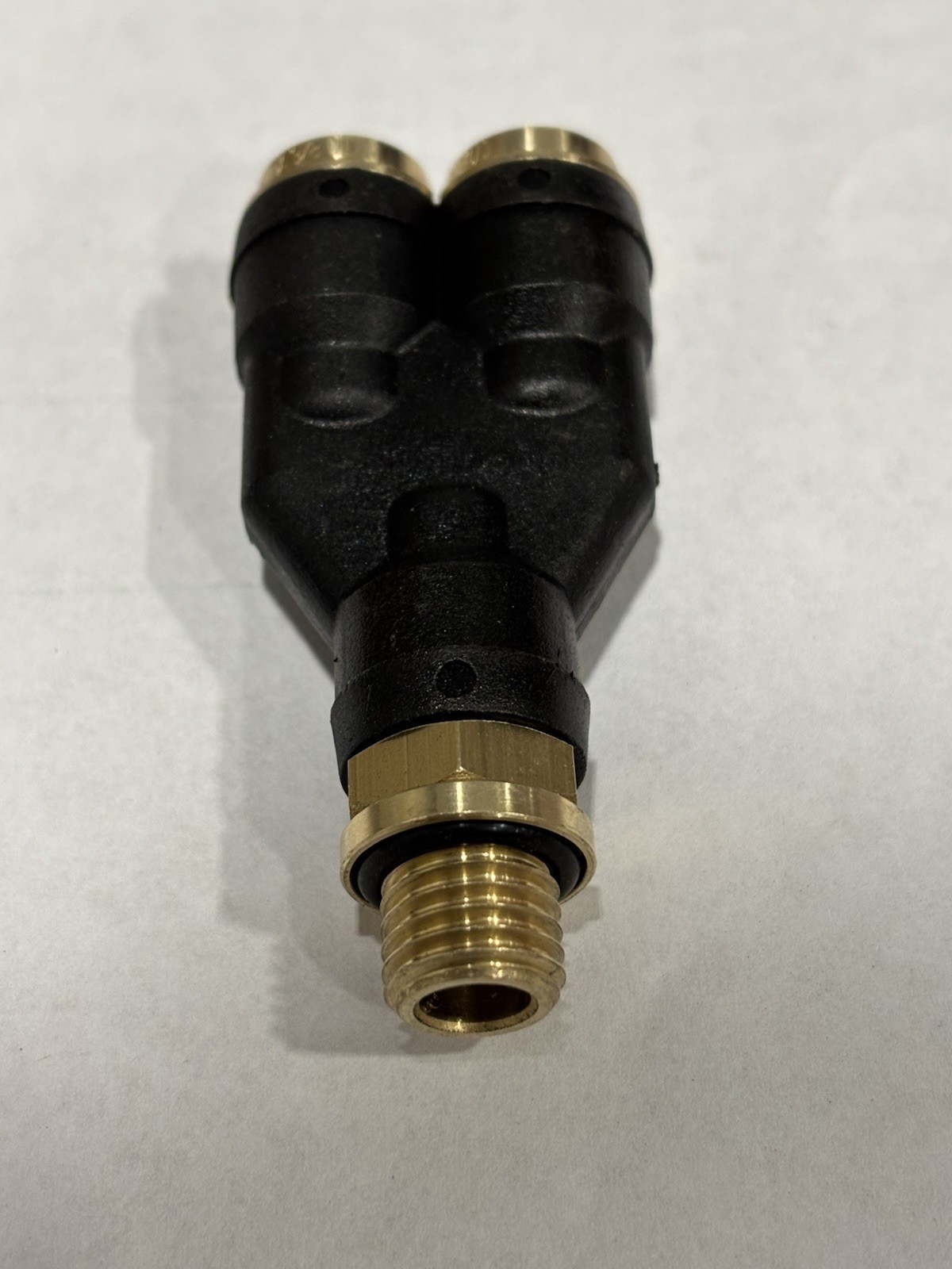 23-14561-001 Freightliner Y Connector 3/8 PTC x M12 O Ring DOT Certified 1 Pack