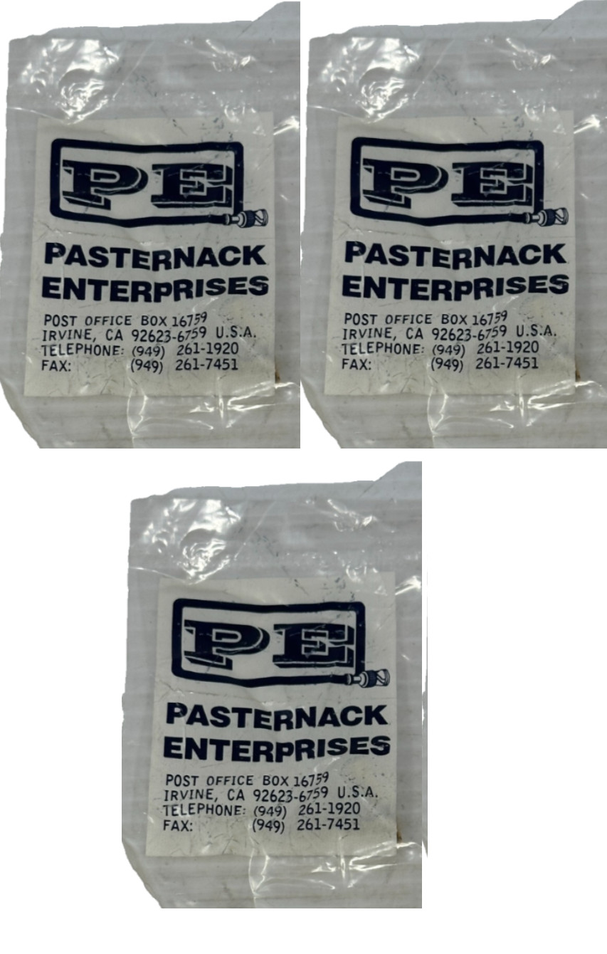 3 pcs Pasternack PE4558 SMC Plug Connector 50 Ohm RG58 RG141 LMR195 Crimp Solder