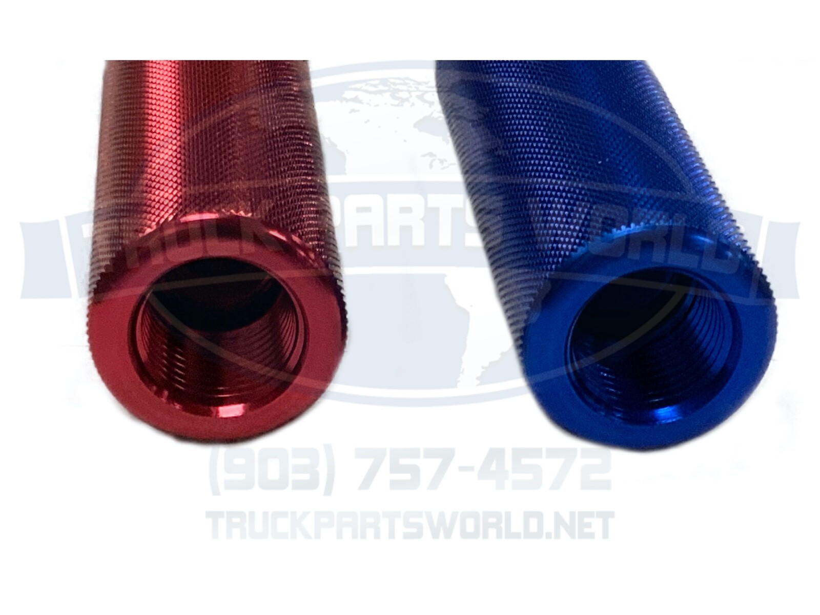 Automann Aluminum Glad Hand Handles BRAND NEW RED and Blue