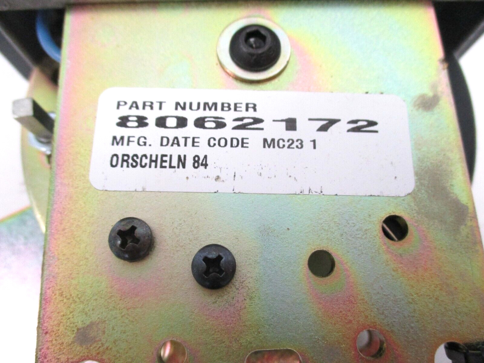 8062172 AUTOCAR AUTOMATIC SHIFT CONTROL ORSCHELN 84 TRANSMISSION GEAR SHIFTER