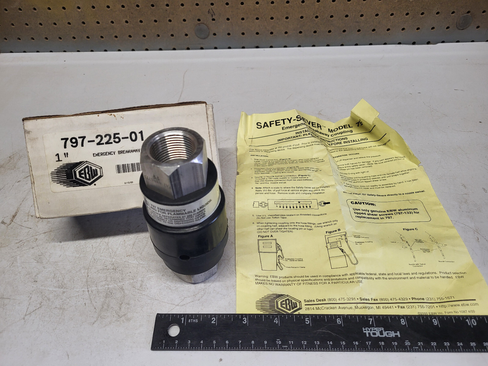 1″ Fuel Pump Emergency Breakaway Coupling EBW 797-225-01 Model 797 PAT 4646773