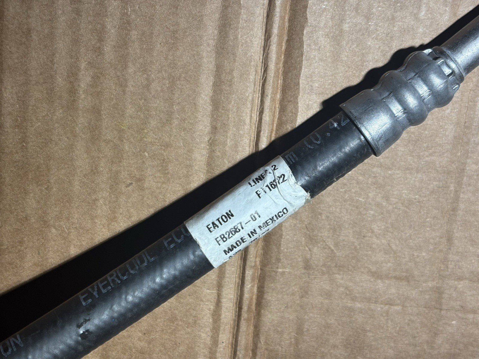 OEM Freightliner A22-78137-000 A/C Hose H02 Compressor to Condenser Line