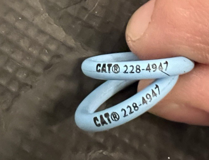 CAT O-Ring Set, W Sealable Washers PNs: 8L-2786 / 228-4947 / 3J-7354 *TAG# 15469