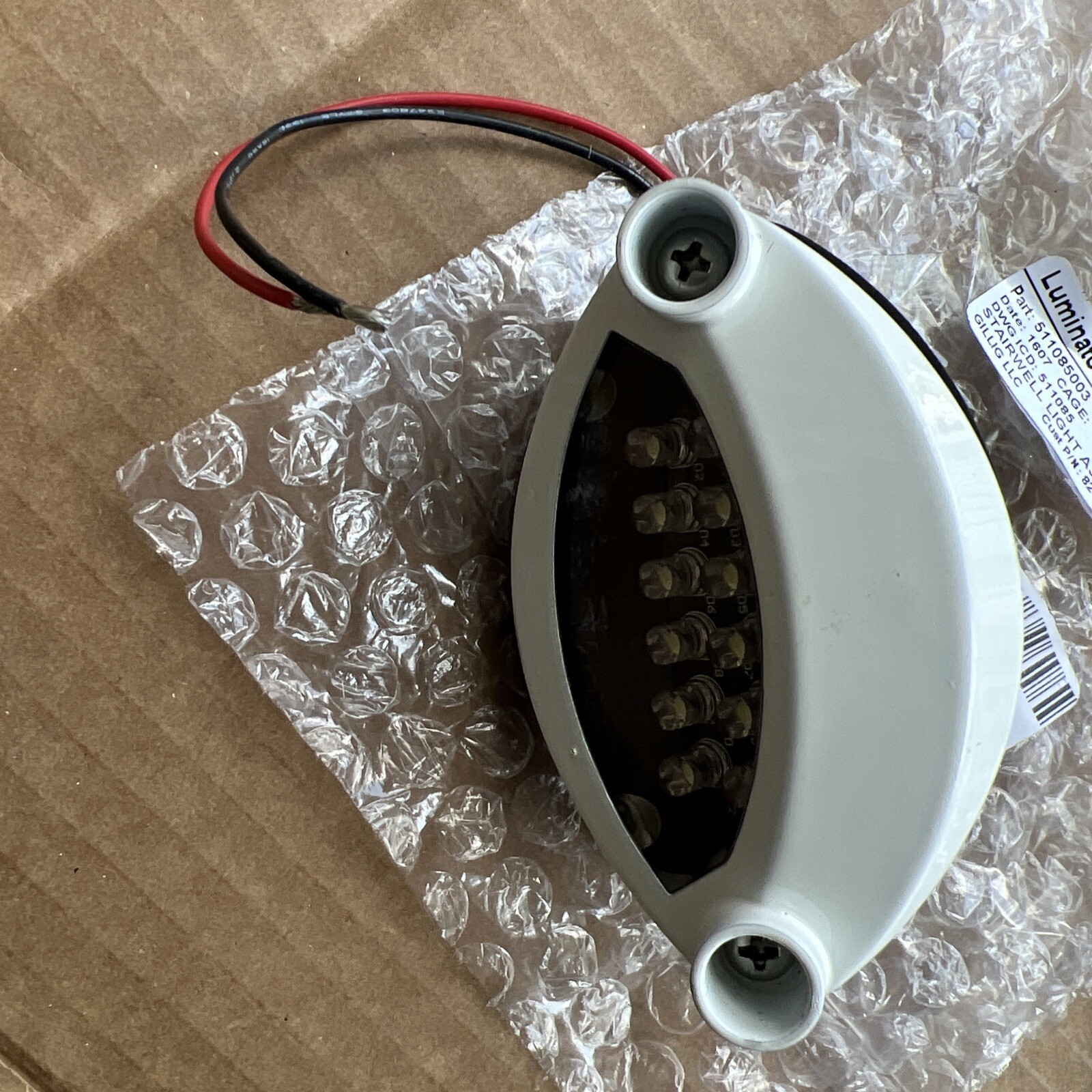 Luminator 511085-003 Stepwell Lamp, Inside/Outside Gillig Buses P# 82-74563-000
