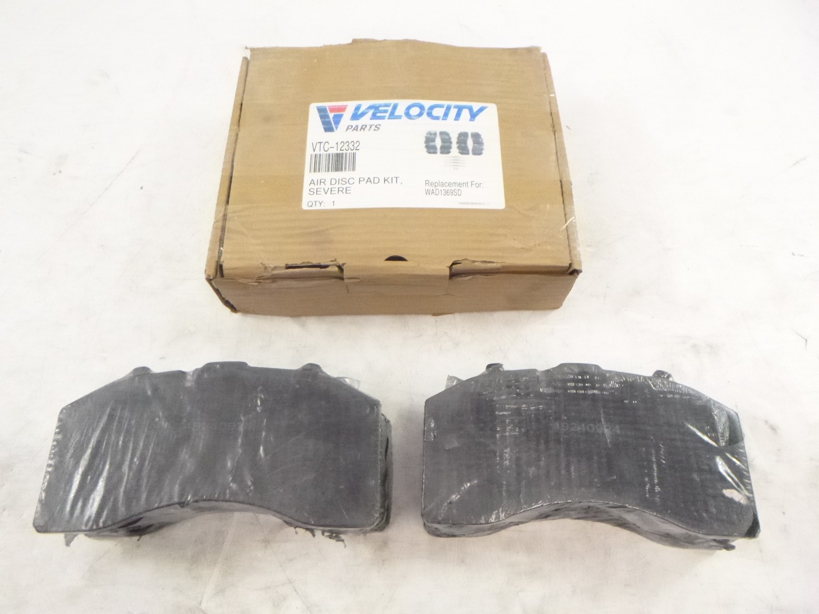 Velocity Parts Severe Air Disc Brake Pad Kit VTC-12332 For Euclid EMD1369AF