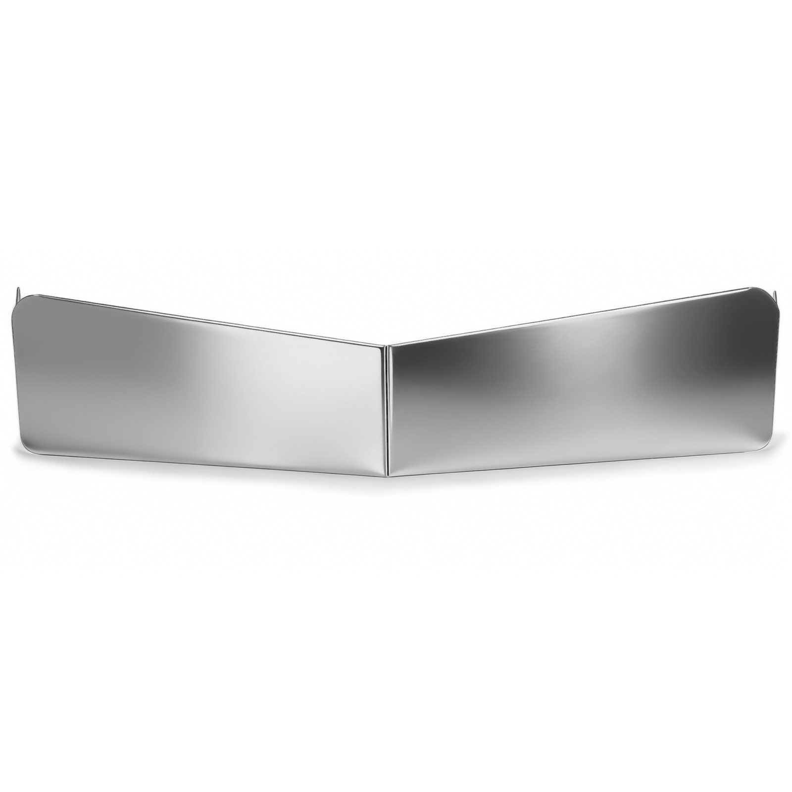 For Peterbilt 377 378 379 335 386 Silver 13″ Drop Sun Visor 304 Stainless Steel