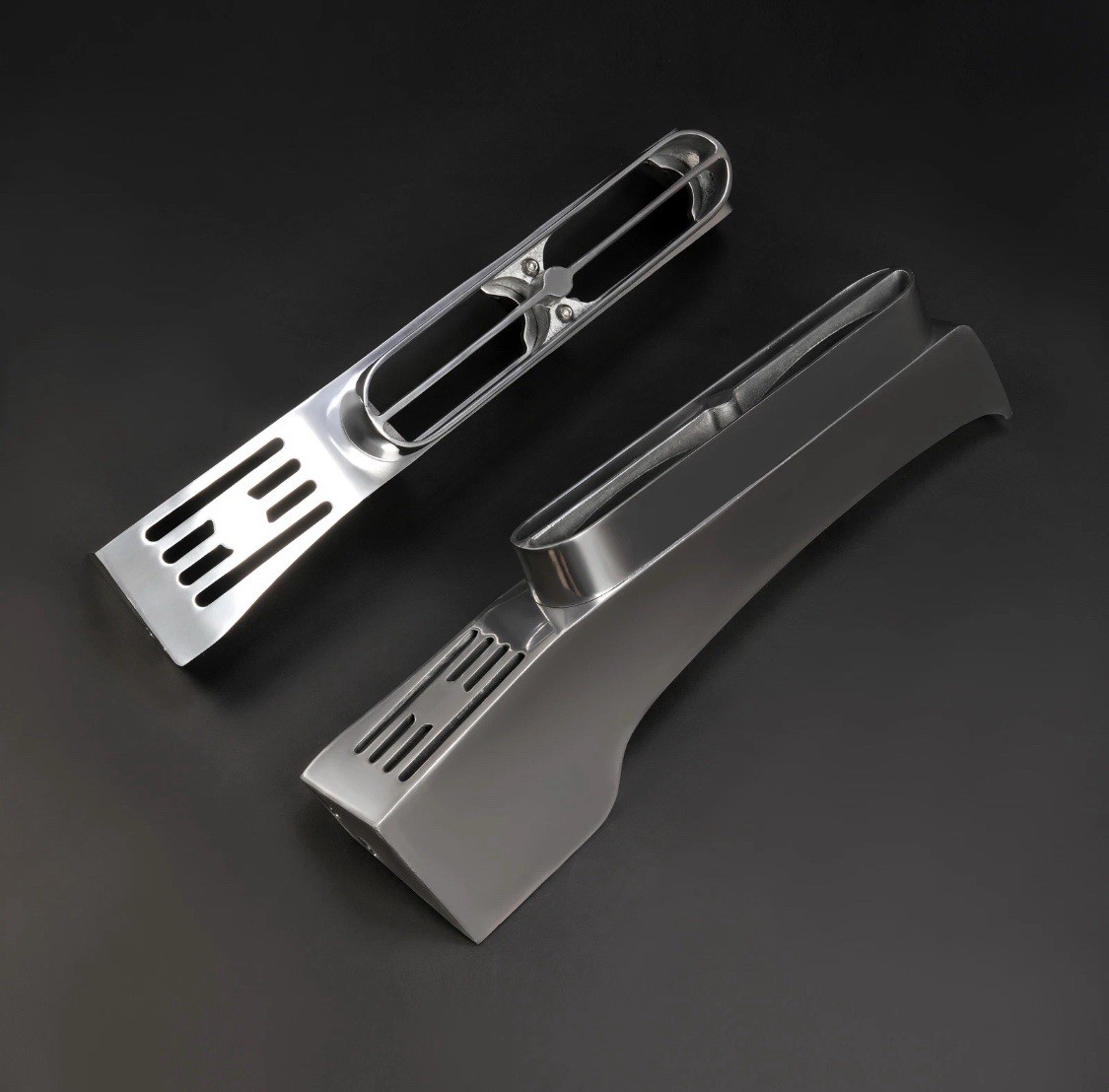 ☑️ Peterbilt 389 388 Front Fender Light Mounting Brackets 304 Stainless Pair
