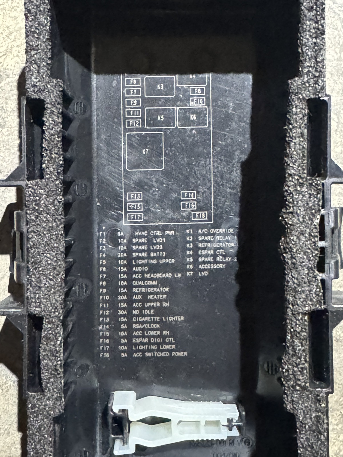 2022 PETERBILT 579 PACCAR PDC SLEEPER CAB FUSE BOX ASSEMBLY P27-1224-0120 NEW