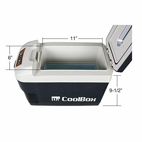 United Pacific 99121 Portable 10Qt/9.5L Thermoelectric Fridge, 12V – 1 Unit