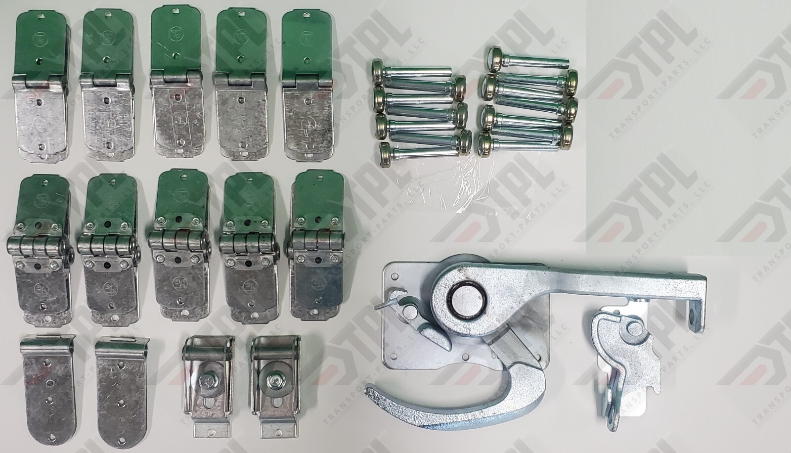 40 Piece TODCO RollUp Door Repair Kit 1″ Rollers ZINC Lock + Keeper 6 PANEL