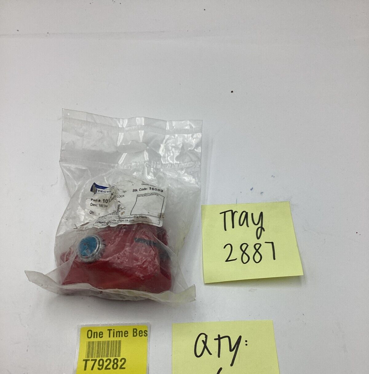 Tectran 1012LK Gladhand Lock Red, Cast Iron, Universal Fit