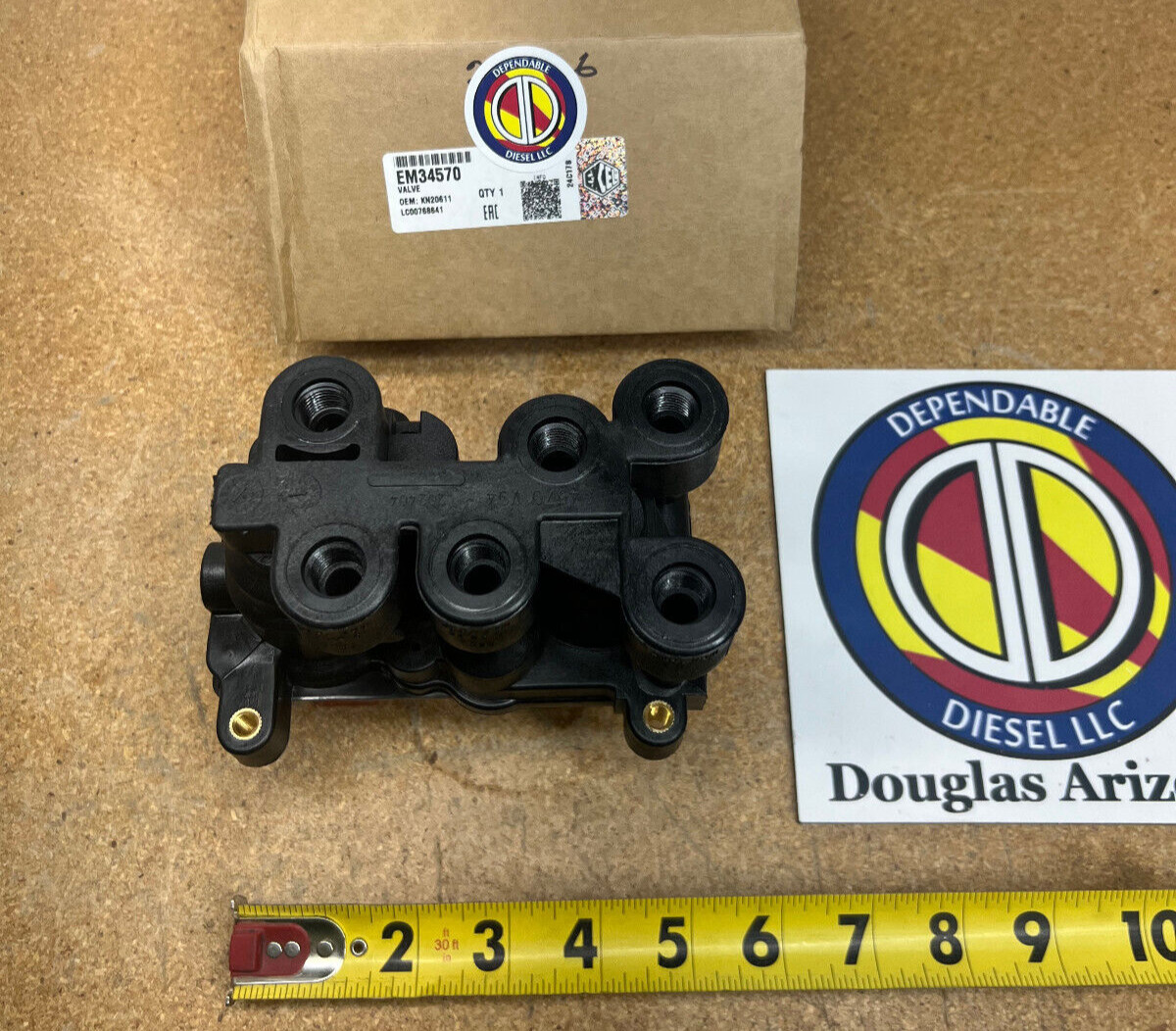 MV-2 Dash Control Valve. Excel# EM34570 Ref# KN20611, 101890, KN-20606, 8096185