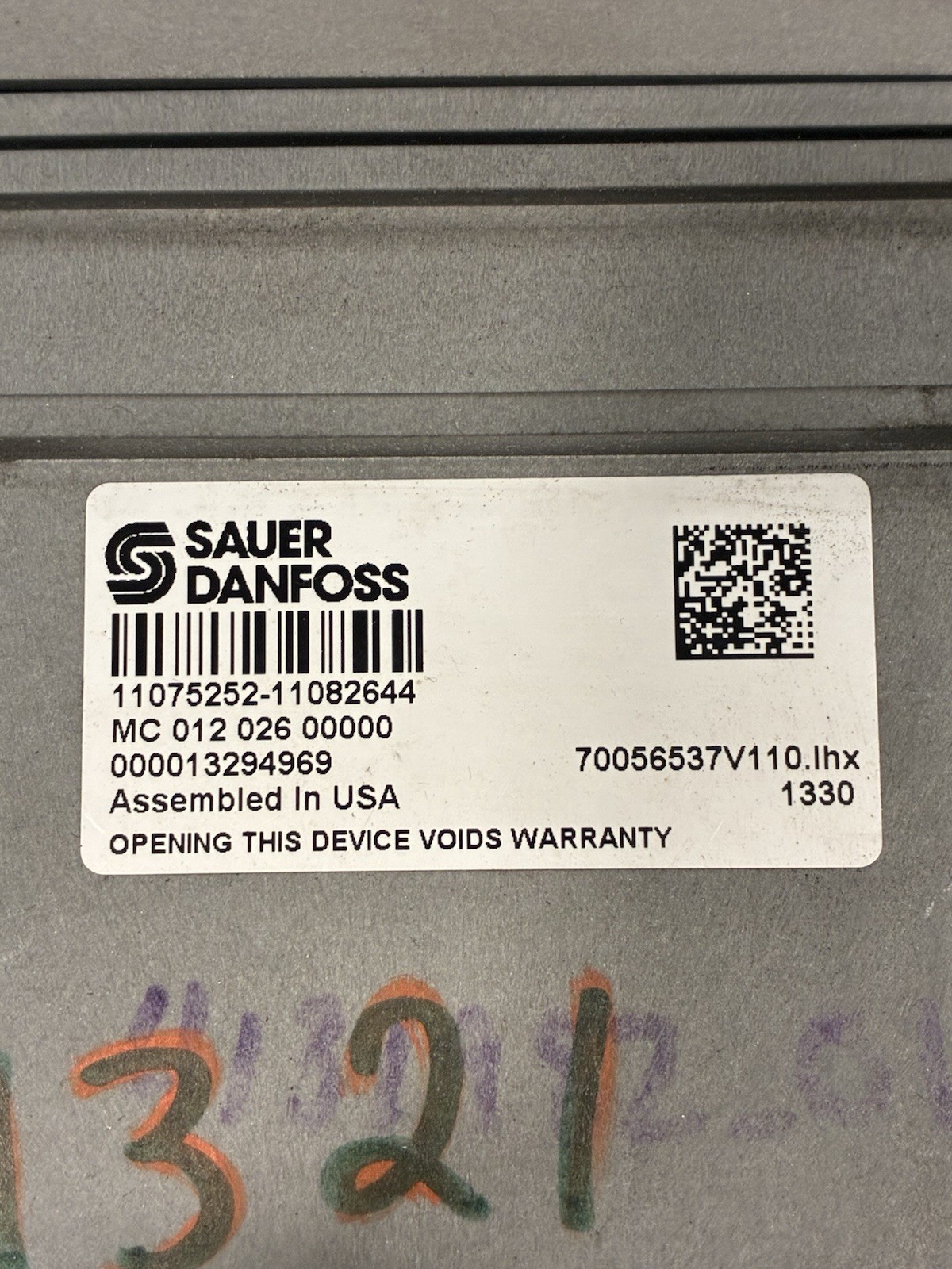 SAUER DANFOSS – Off KW T680 – Microcontroller PN: MC 012 026 00000 (TAG 16267)