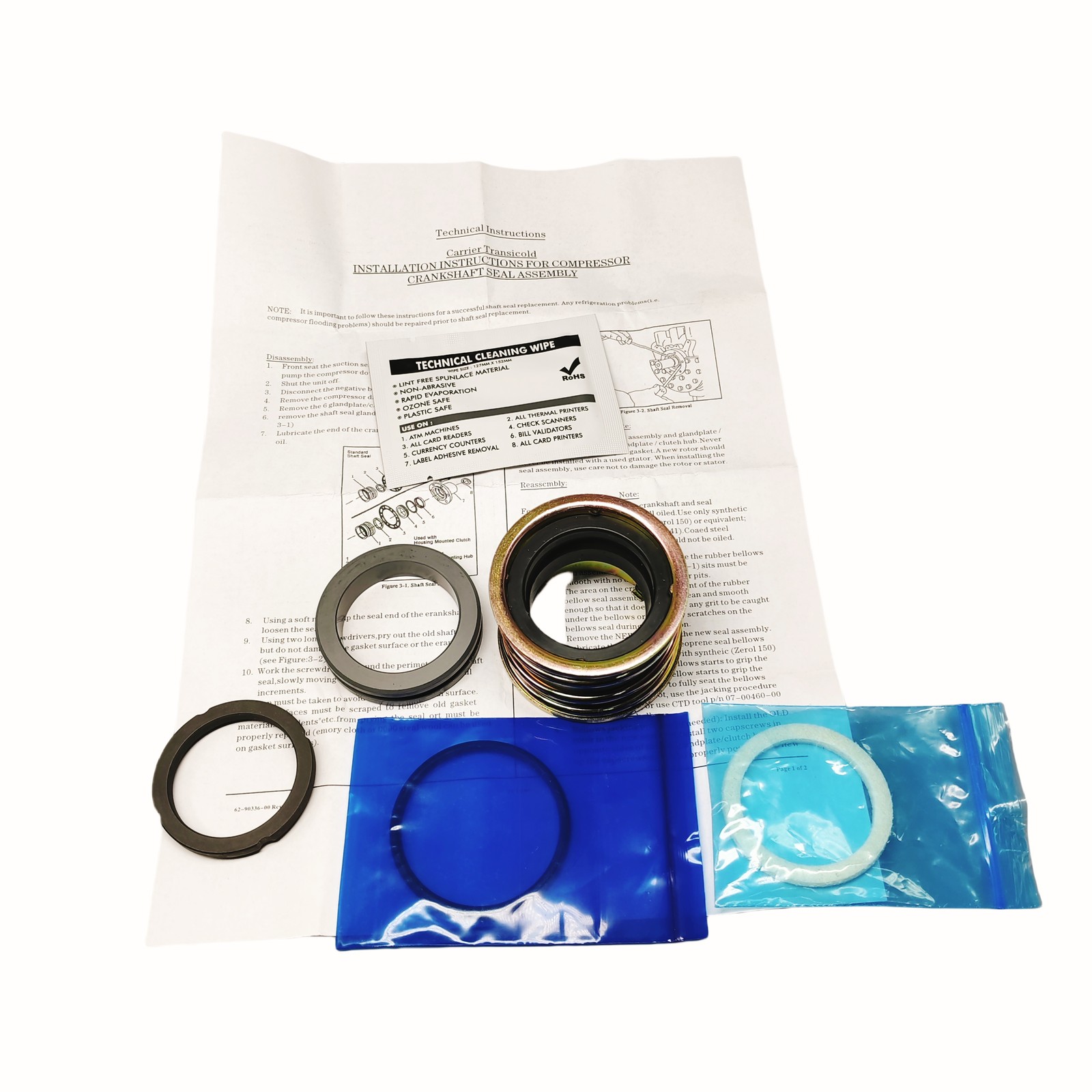 Fits 17-44770-00 FOR Carrier 05G Transicold 17-57026-00 Shaft Seal Kit NEW US