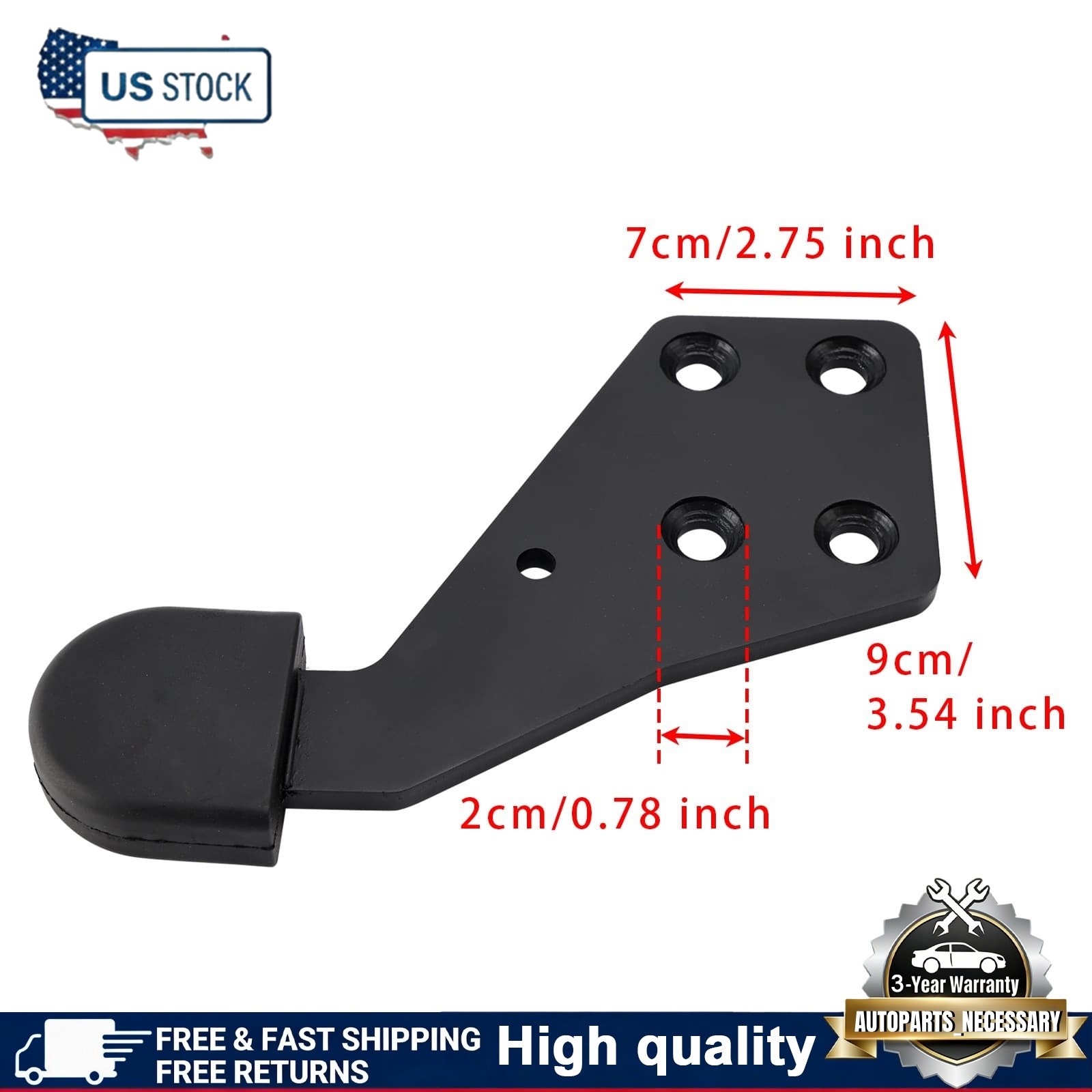 Hood Guide Poly Left Driver Side HLK2733L Fits Select International Trucks USA
