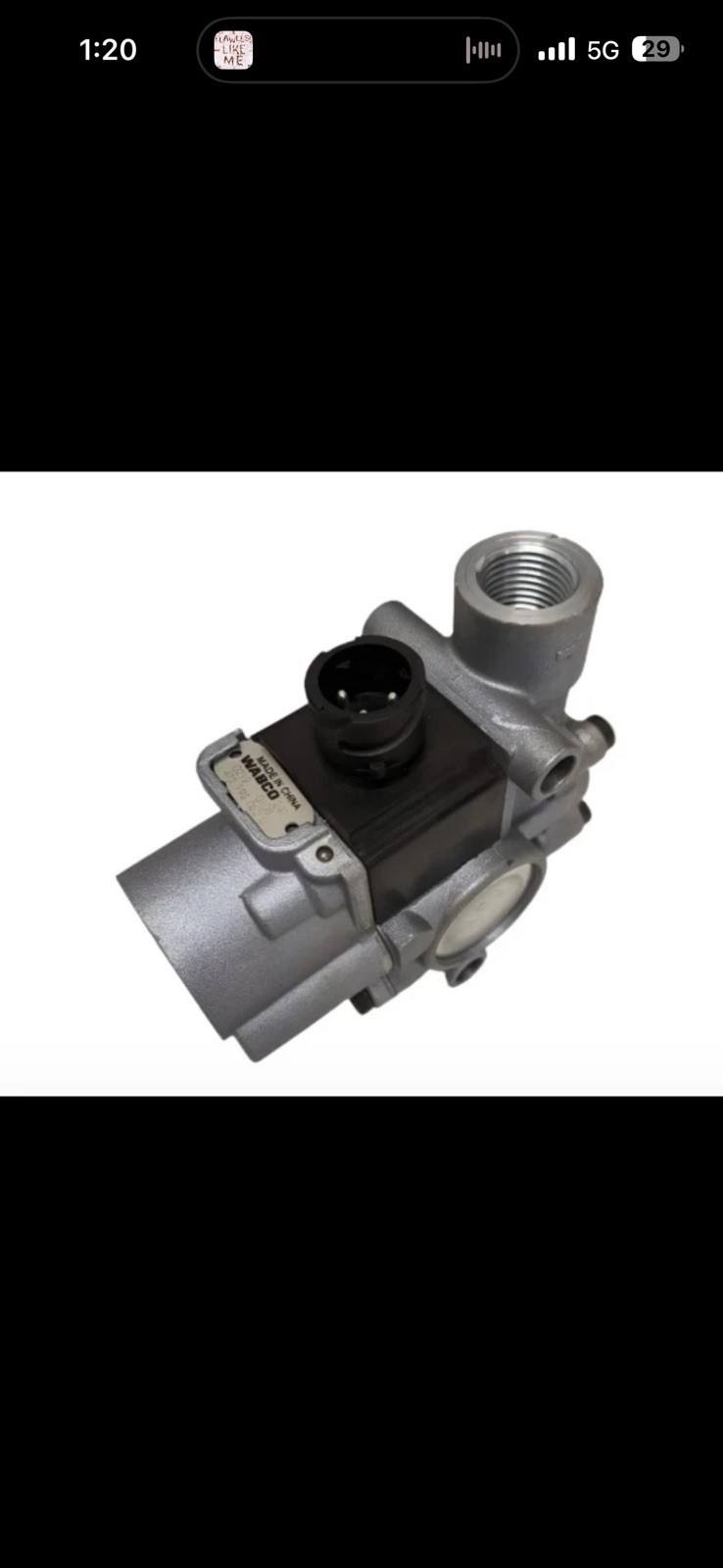 WABCO 4721950520 ABS Solenoid Modulator Relay Valve, 12V, 1/2″ NPTF for Trucks