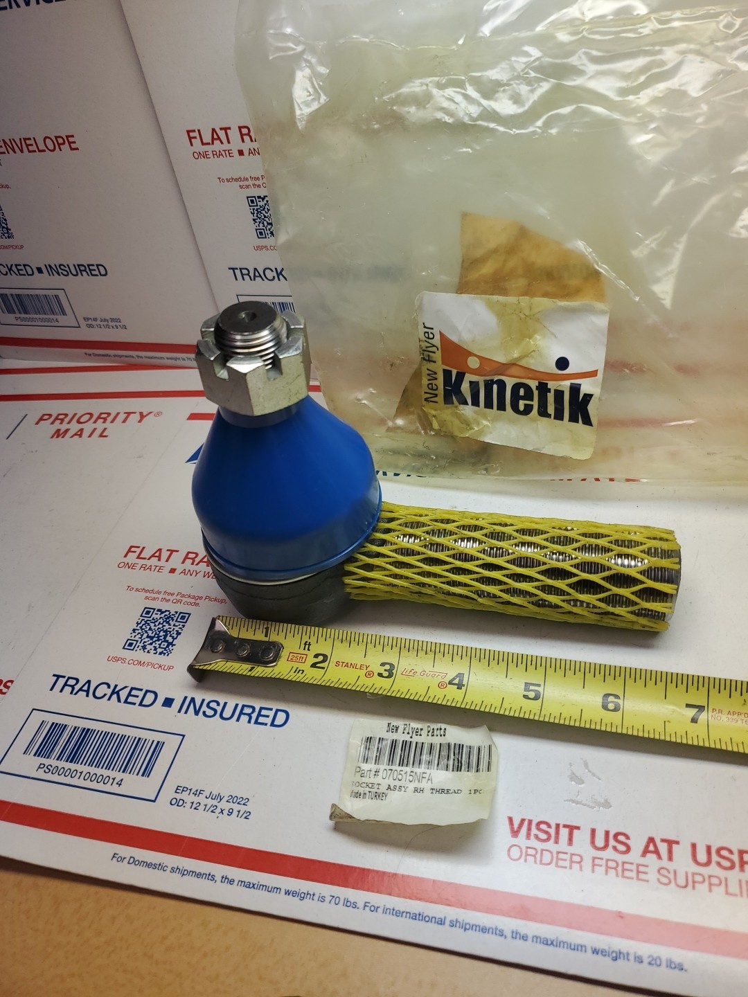 New Flyer (TRW) 070515 Tie Rod End Socket Asm, RH Thread. Ref 070515NFA NEW, G6