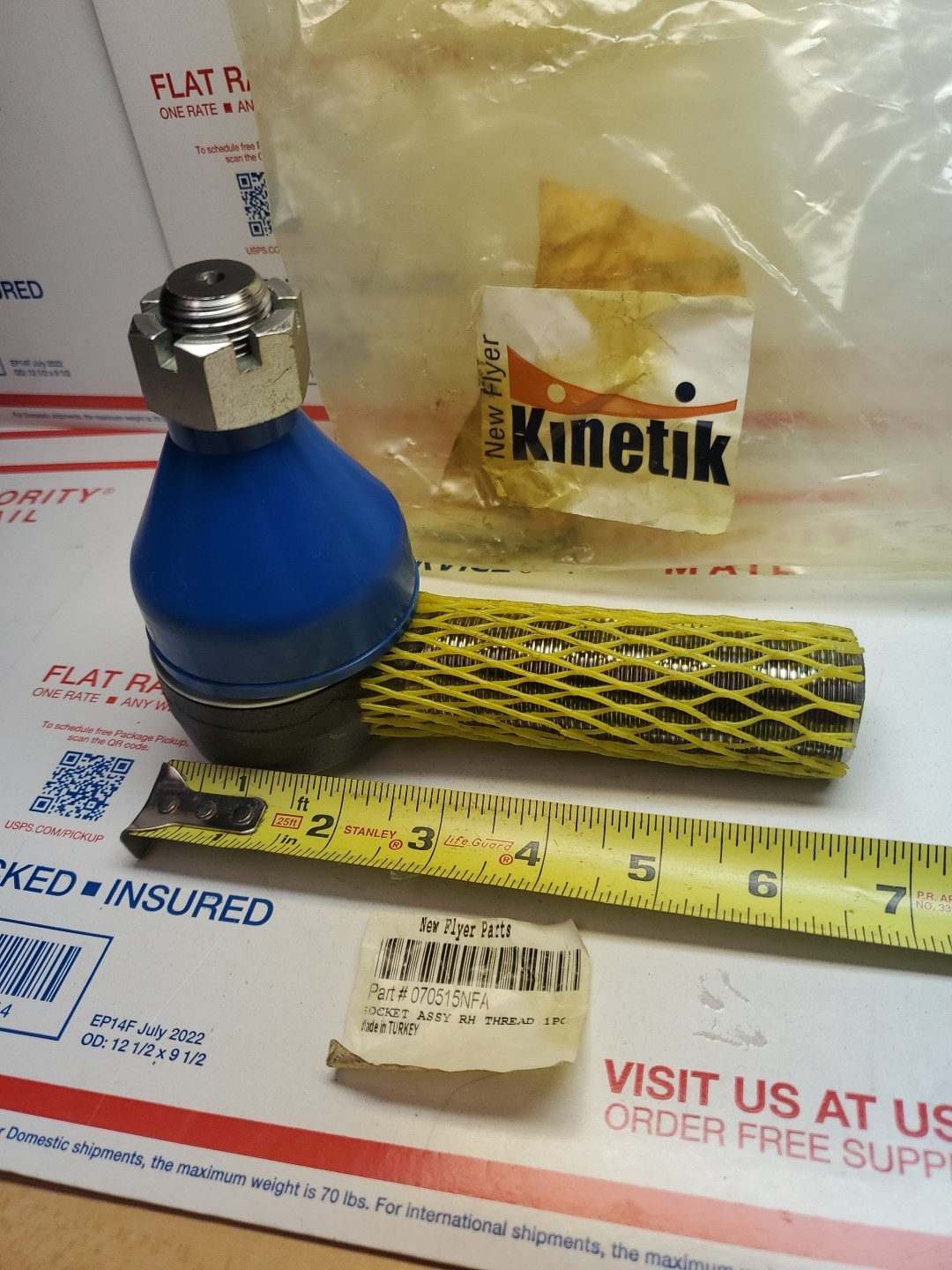 New Flyer (TRW) 070515 Tie Rod End Socket Asm, RH Thread. Ref 070515NFA NEW, G6