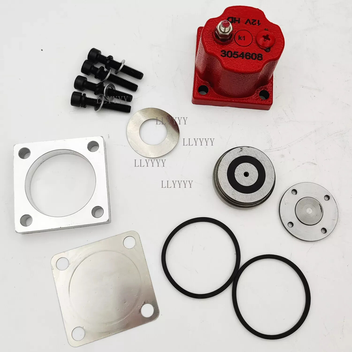 Fuel Shutoff Valve Set Fits for Cummins N14 180204 209940 3054608 Solenoid New