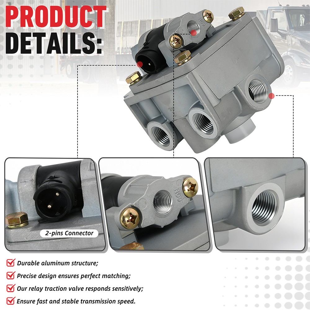 ABS Traction Relay Air Brake Valve For Volvo Truck K070951 K070962 12V