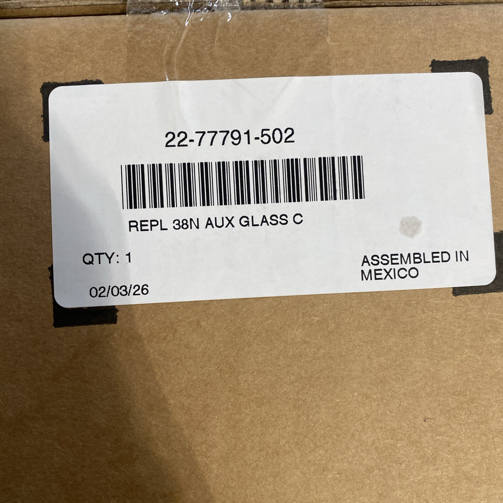 OEM 22-77791-502 SERVICE KIT HOOD MIRROR GLASS FREIGHTLINER CASCADIA